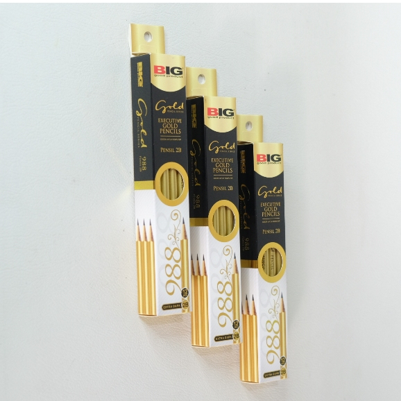 

Pensil BIG 2B Gold Standart Ujian isi 12 pcs
