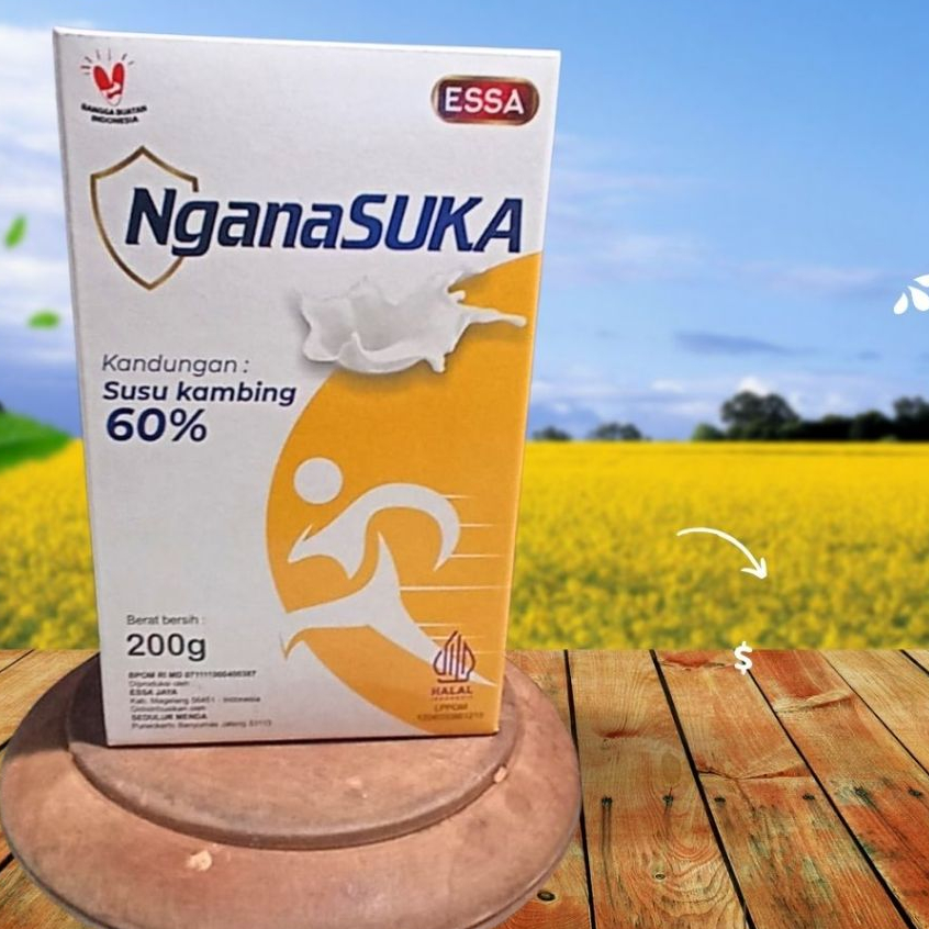 

NganaSUKA - Susu Kambing Bubuk 200 Gram