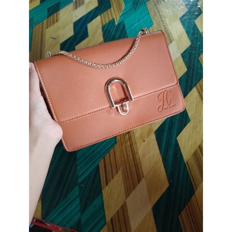 Preloved tas wanita merk jimshoney tas selempang wanita simpel modern elegan murah bekas