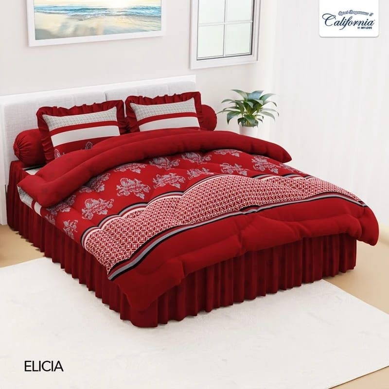 BEDCOVER CALIFORNIA MALIKA SPREI 180x200