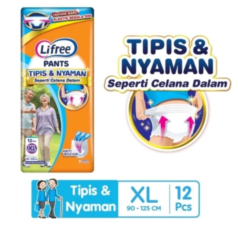 LIFREE TIPIS /POPOK CELANA DEWASA TIPIS XL12
