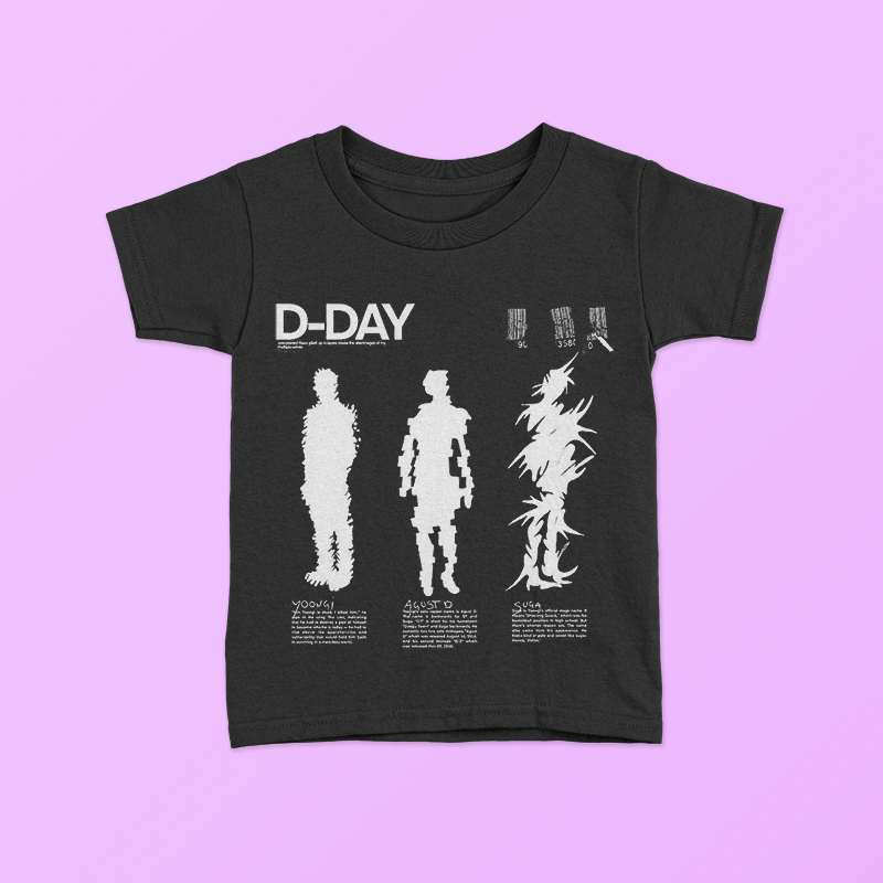 KAOS BAJU ANAK D-DAY KPOP KOREAN KOREA BOYBAND | TSHIRT DISTRO BABY KIDS TEE / BAYI ANAK HITAM LAKI 