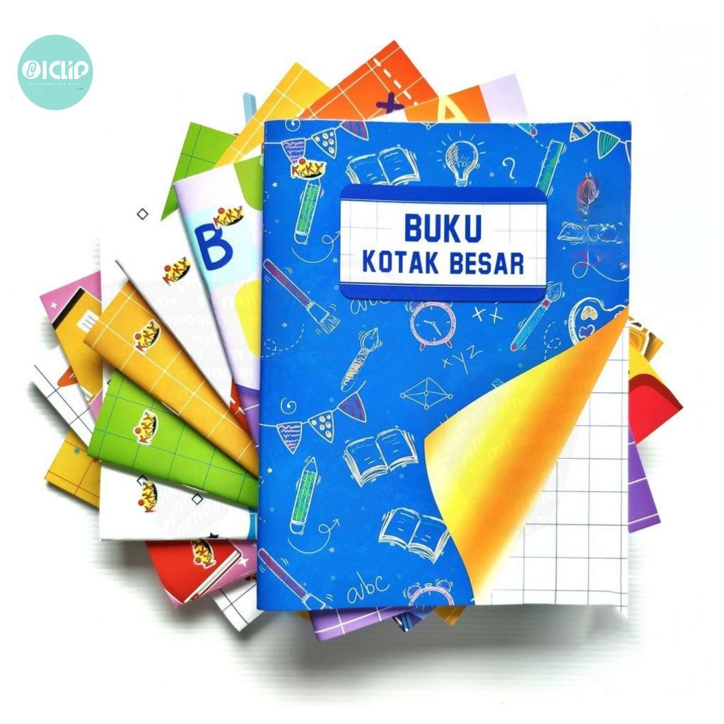 

BUKU TULIS KOTAK BESAR /BUKU PETAK BESAR/BUKU TULIS KIKY KOTAK MANDARIN (ISI 38 LEMBAR)