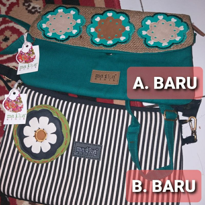 Maika etnik clutch dan totebag / Tas slempang etnik dan totebag MAIKA