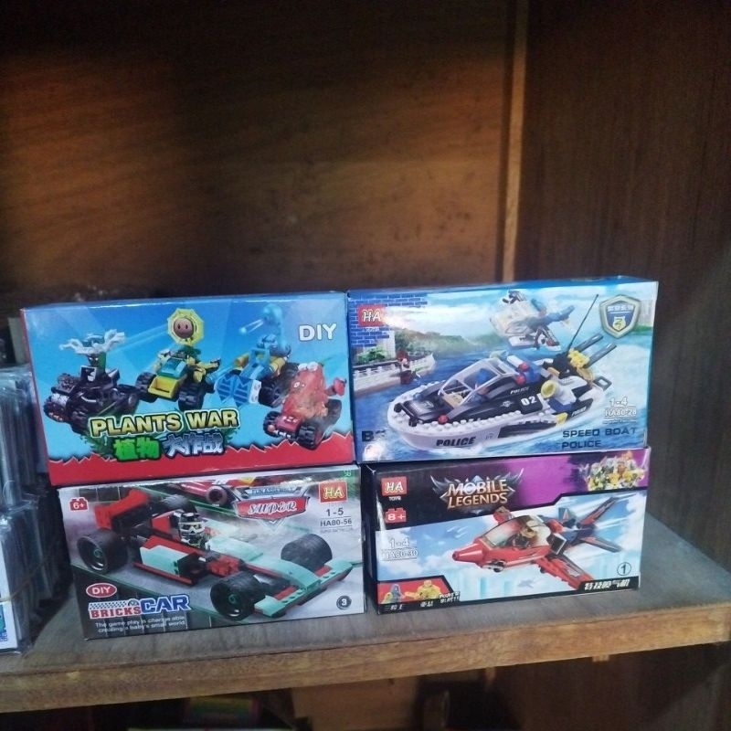 Lego mobil rakit (Merek HA toys)