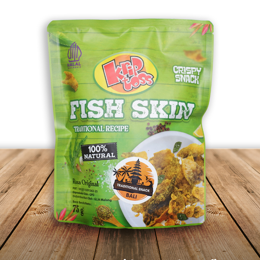 

KRIPTOSS FISH SKIN Kulit Ikan 75gr