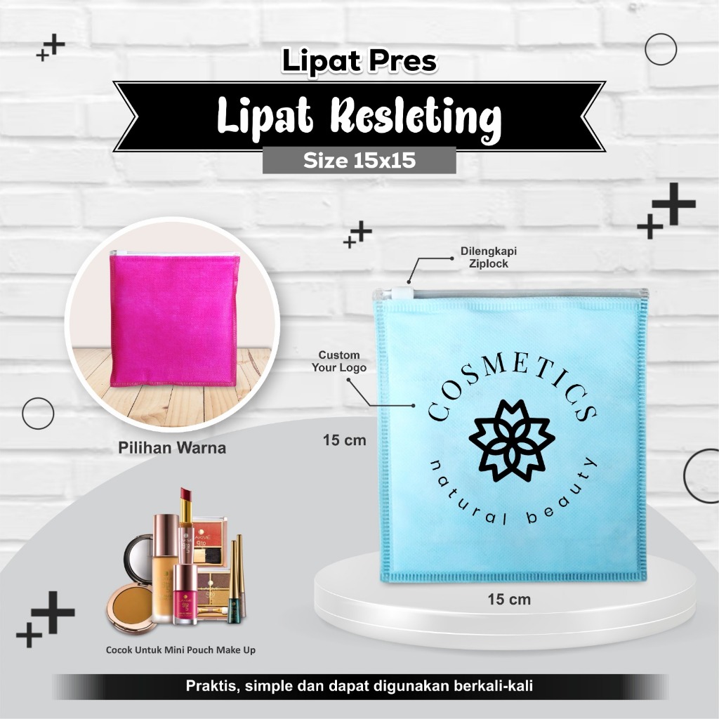 

CUSTOM Zipper Storage Ziplock Packaging Tas Serbaguna Kemasan Zipper Bag T15 P15