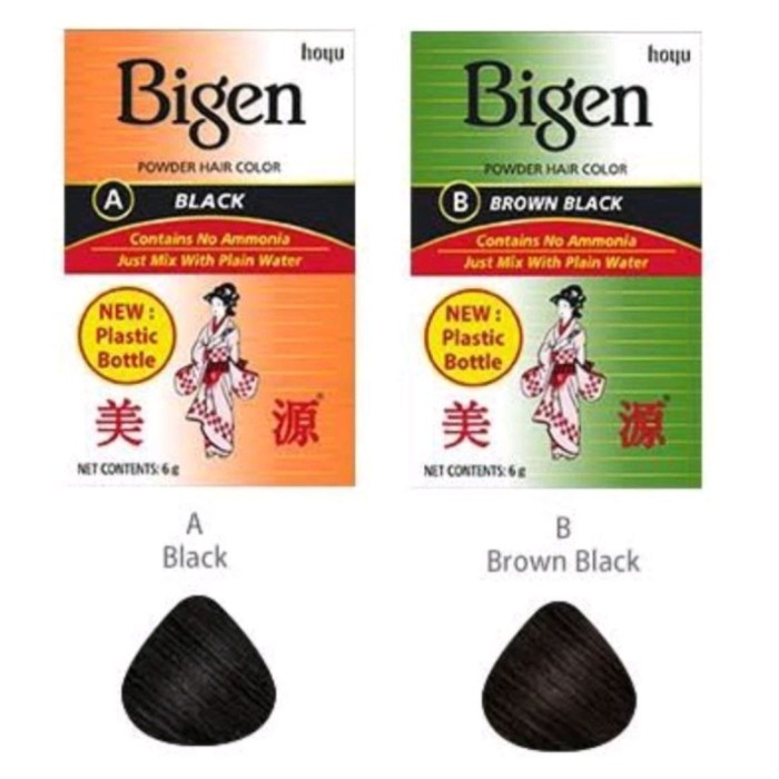 BIGEN CAT RAMBUT/ SEMIR RAMBUT BIGEN/ BIGEN HAIR COLOR