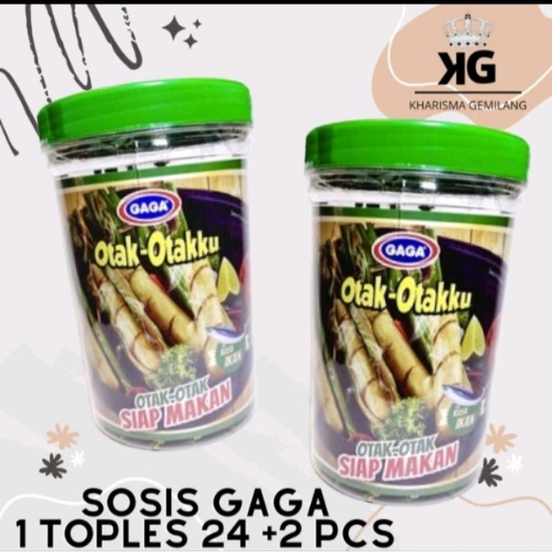 

SOSIS -SOSIS GAGA OTAK - OTAKKU 572g (1 Toples 24 +2 PCS Makanan instan cemilan anak dewasa Rasa