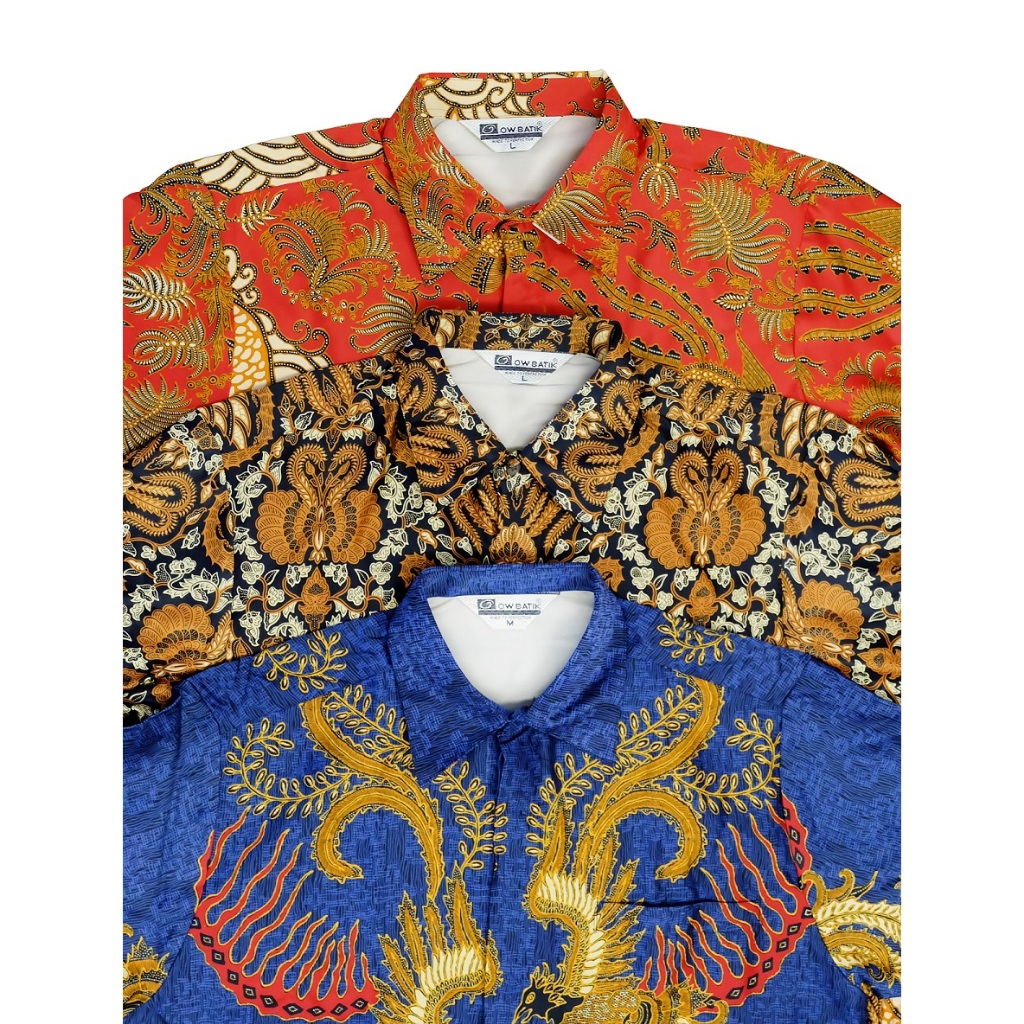 Kemeja Batik Premium & Tradisional OW Batik M,L,XL Promo Merdeka