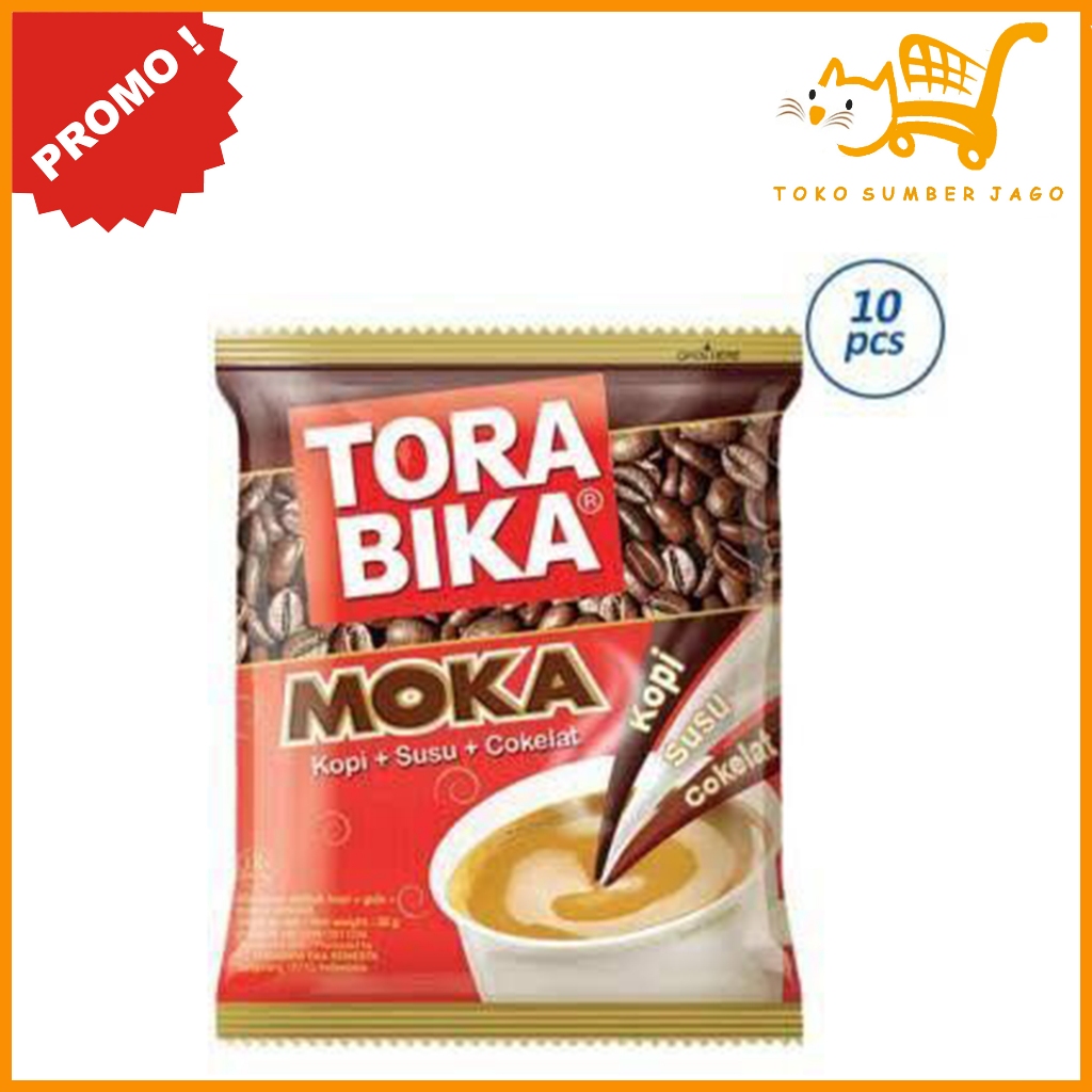 

Kopi Torabika Tora Moka Kopi Susu Cokelat 10 Sachets x 28gr