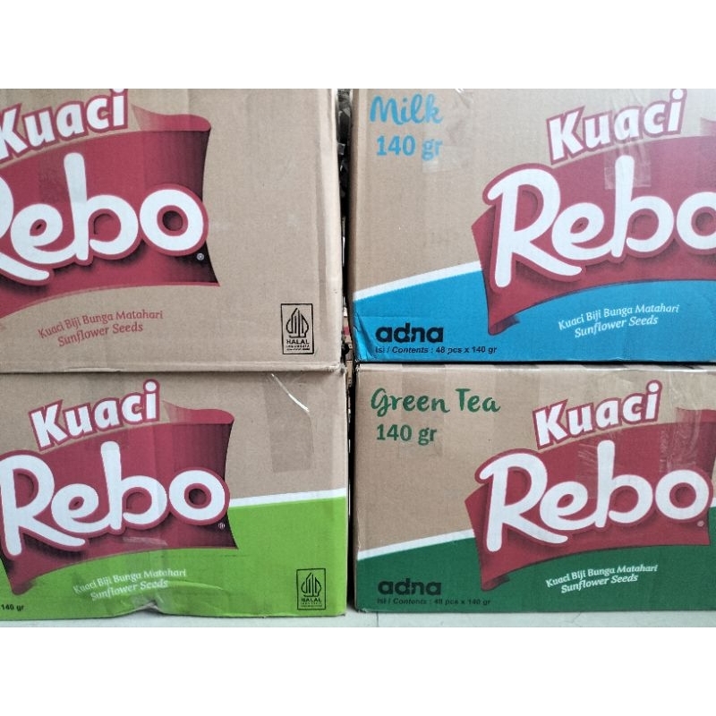 

Kuaci Rebo/Kuaci Fuzo Rasa Original/Milk/Green Tea/Caramel/Kopi