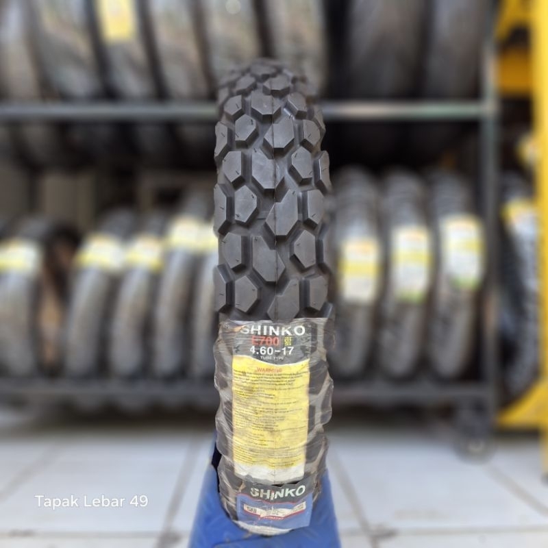 Ban SHINKO E700 Dual Sport Trail Master 4.60-17 Universal For Ring 17 Motor Adventure Japstyle Brats