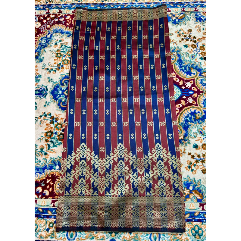 SARUNG SONGKET ASLI MELAYU RIAU DENGAN MOTIF ASLI RIAU KUALITAS PREMIUM