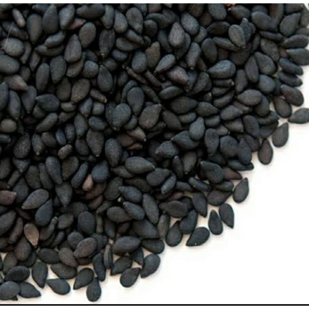 

Premium Quality Black Sesame Seeds - Wijen Hitam 1kg