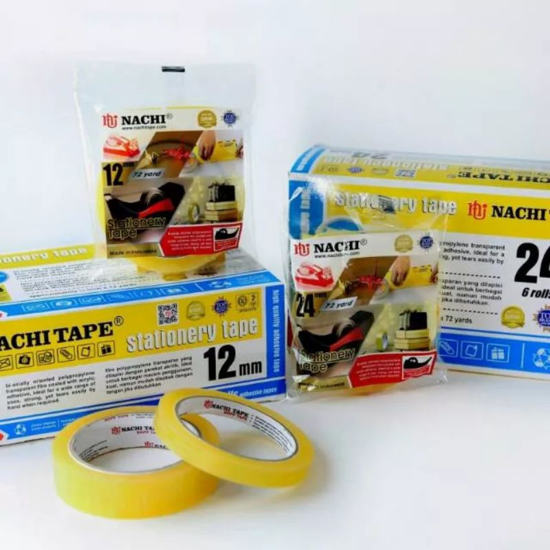 

❤️H2O❤️ Nachi Tape Stationery Premium 24mm / 1inch / 72 yard