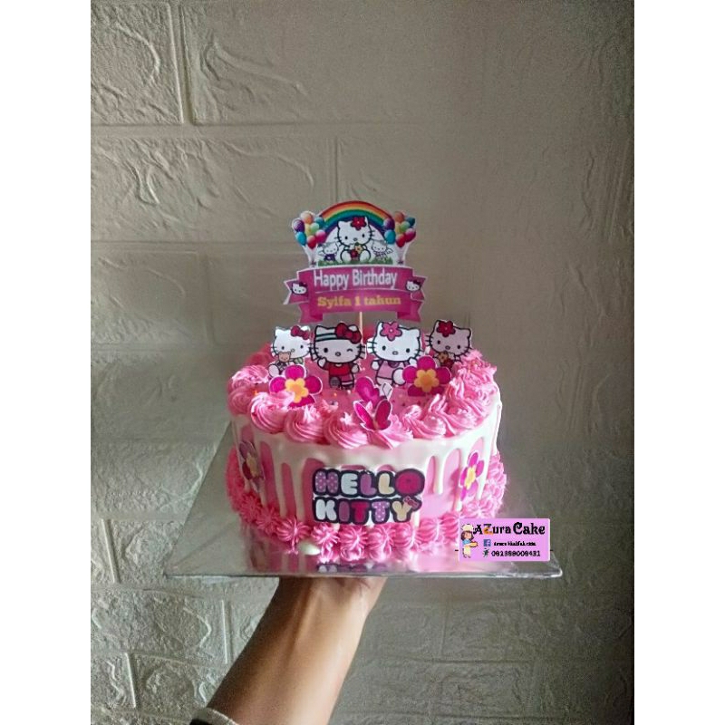 

cake hello Kitty cream