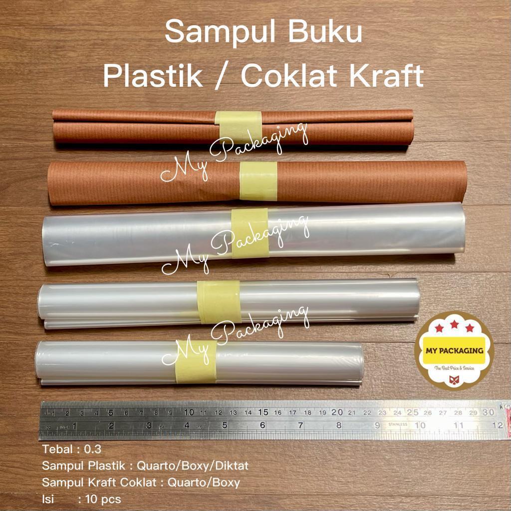 

Sampul buku Coklat Kraf ukuran kwarto / boxy - ECER 10 LEMBAR