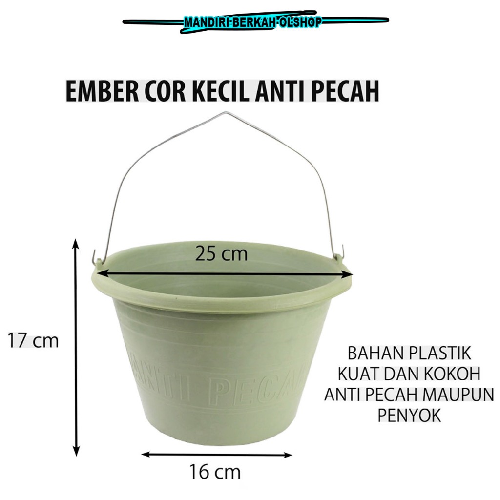 Ember Cor Kecil / Ember Kecil Plastik Anti Pecah / Ember Bangunan