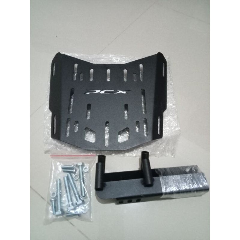 Bracket box pcx 150,pcx160 breket box pcx breket dudukan box motor givi kappa shap dll