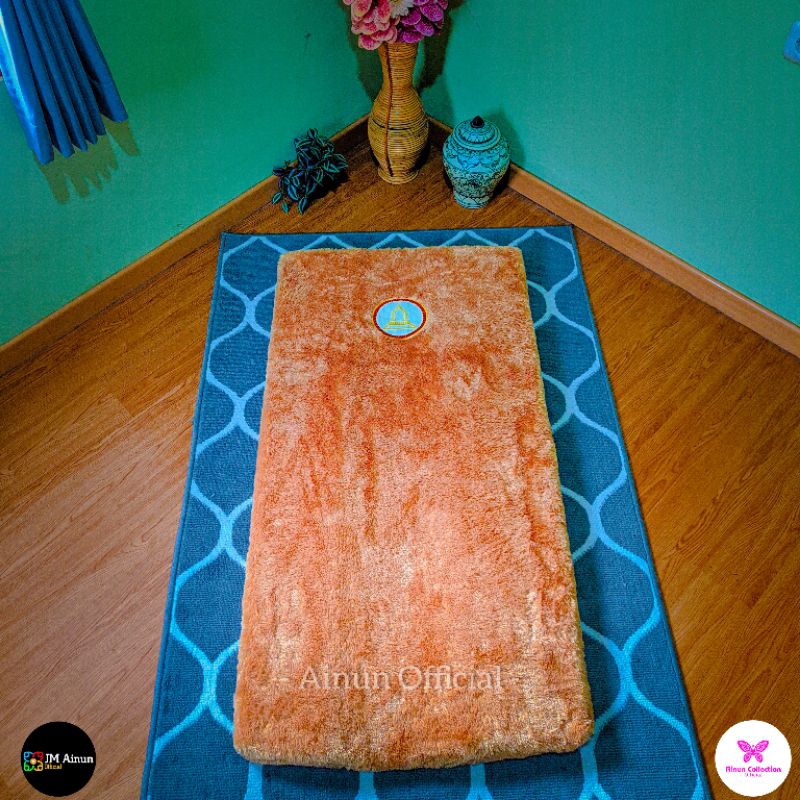 SEJADAH PREMIUM Tebal 5cm Sejadah Busa Bulu Rasfur Empuk Lembut Tebel Alas Sholat