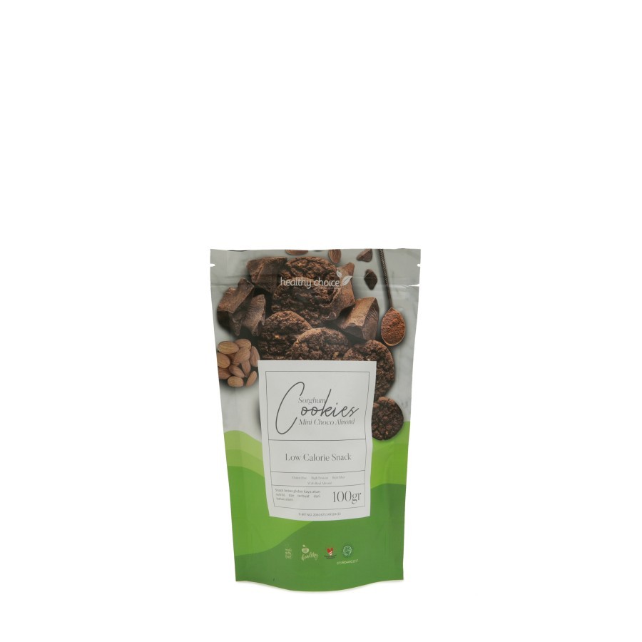 

Healthy Choice Mini Choco Almond Sorghum Cookies Sehat Diet 100 gr