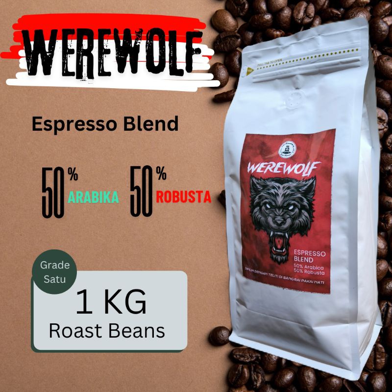 

House Blend Espresso Kopi Susu Arabika 50% Robusta 50%