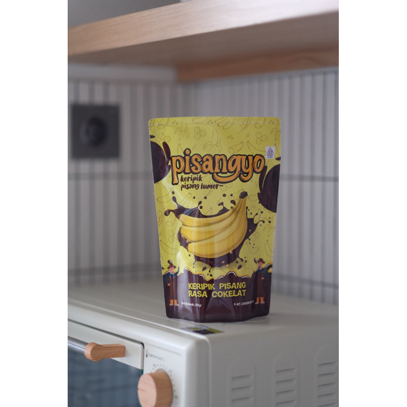 

keripik pisang varian cokelat