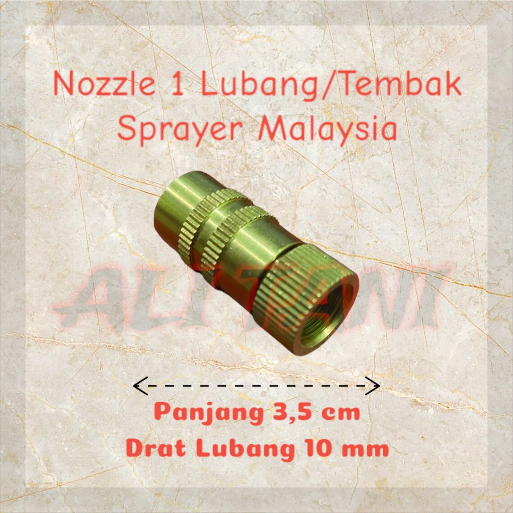Nozzle Tembak Kuningan MX-16 Sprayer cap JANGKAR MALAYSIA ORIGINAL Spuyer/Nozel 1 Lubang