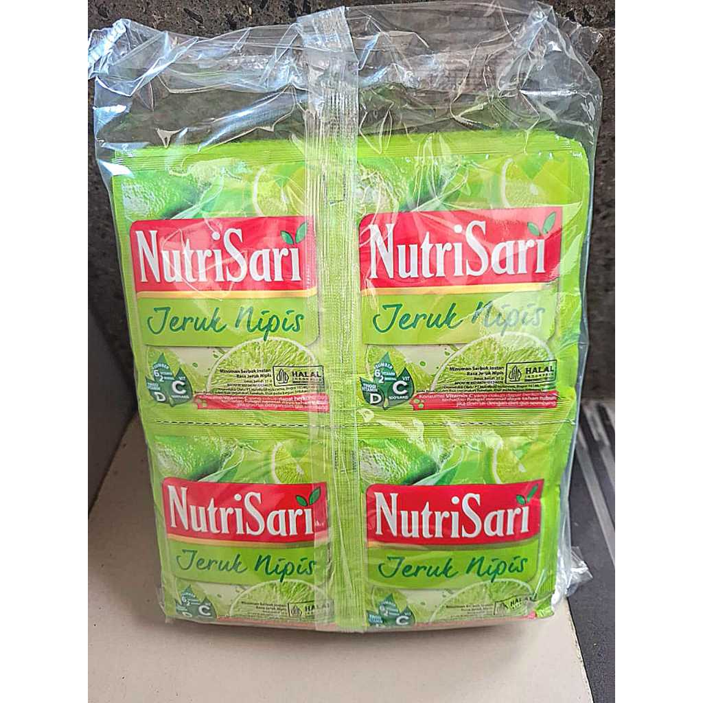 

NutriSari Jeruk Nipis 10 Sachet - Minuman Buah Vitamin C