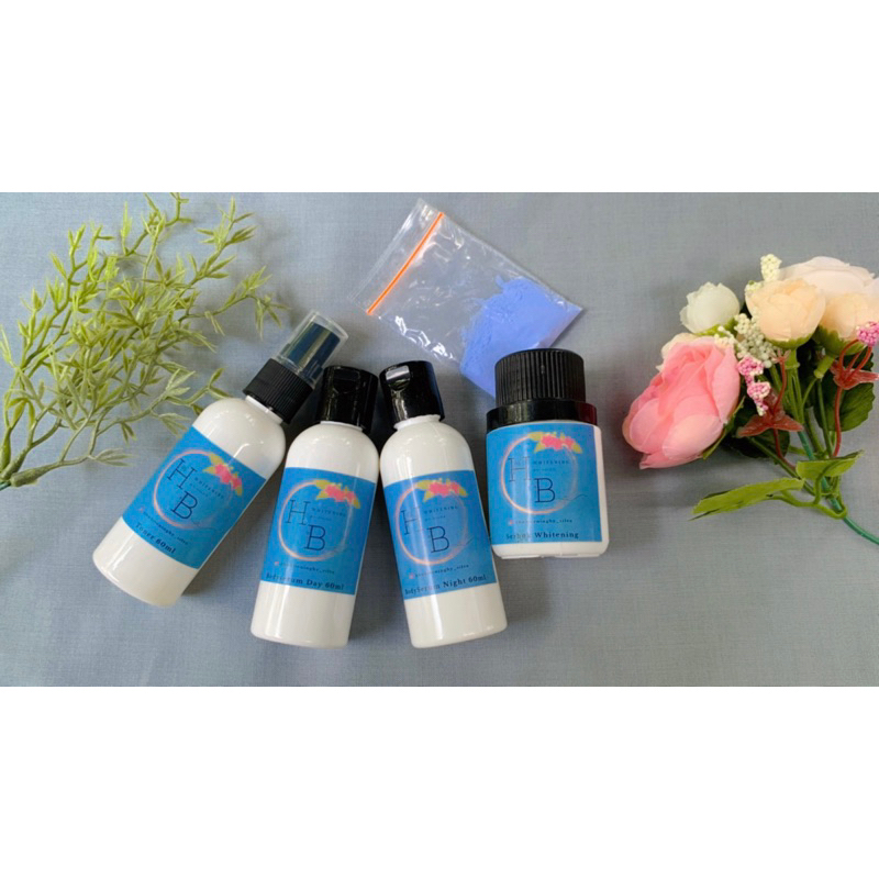 HB Whitening Satu Paket mencerah dan memutihkan badan✨