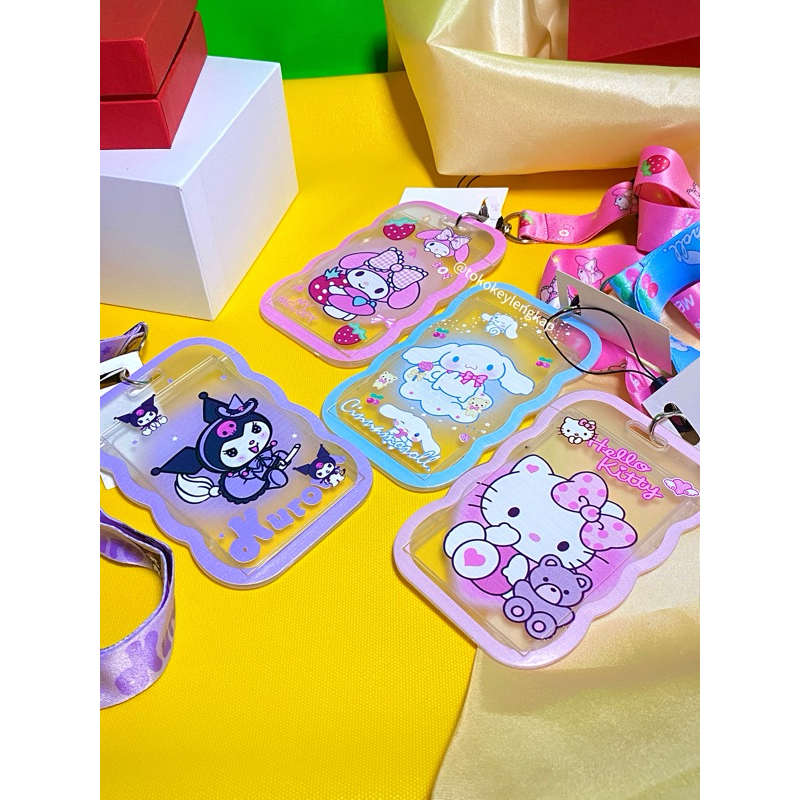 

KEY - Name Tag Card Holder Motiv Sanrio Gantungan kartu Nama Bahan Premium