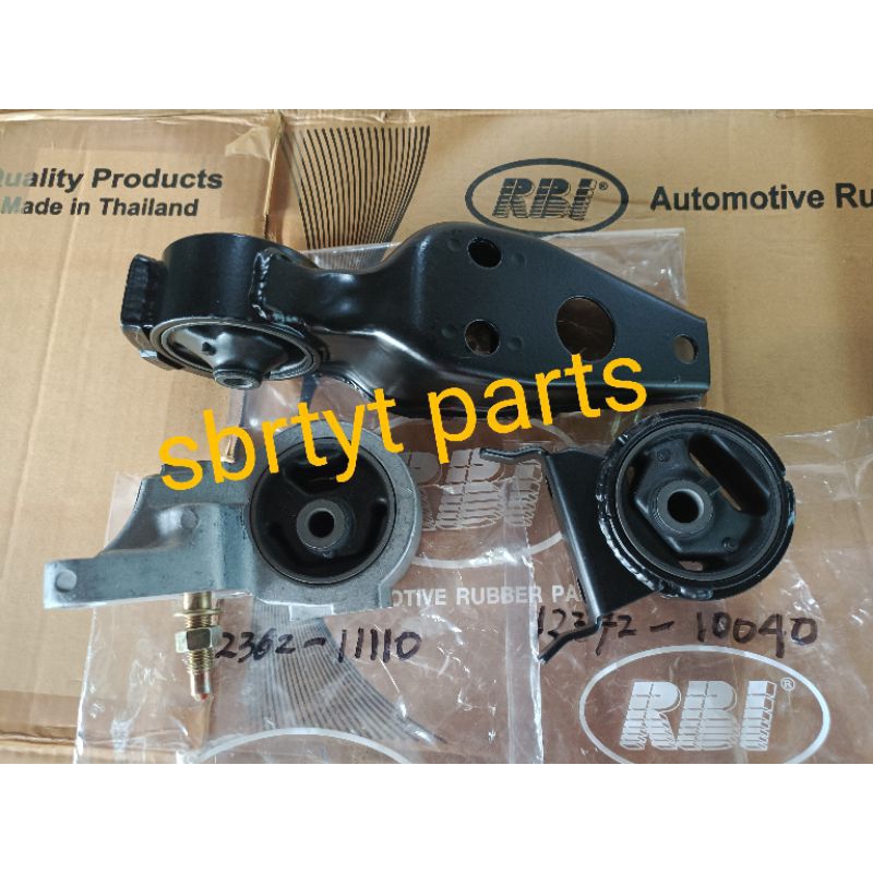 engine mounting starlet kapsul set RBI