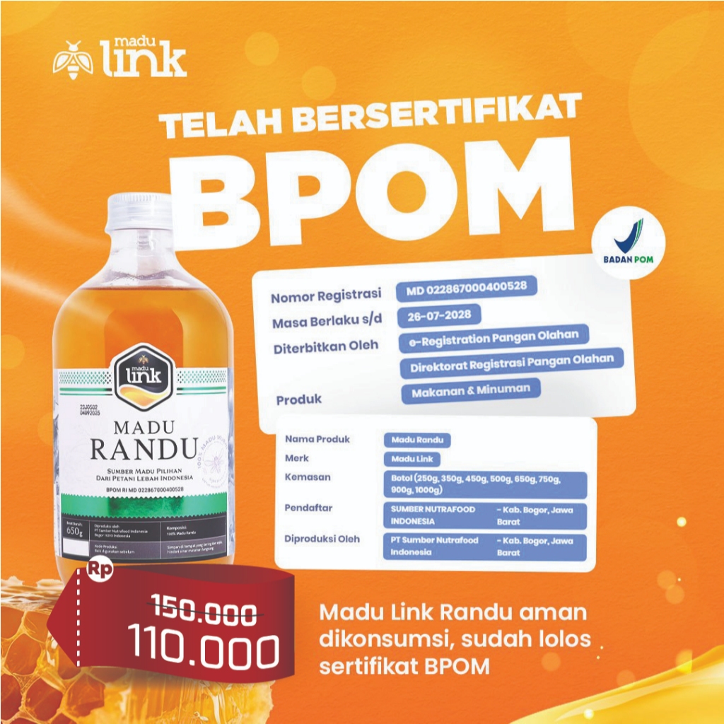 

LINK - Madu Randu Madu Nextar Pohon Randu 650g