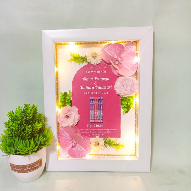 Mahar Pernikahan Kubah / Mahar Anggrek Ukuran 30x40 cm