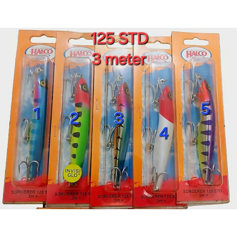 HALCO SORCERER 125 STD original kedalaman 3 meter