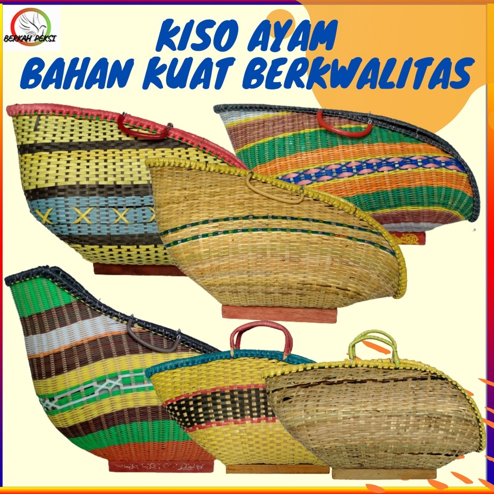 KODE U52A TAS KISO AYAM FIBER ROTAN BAMBU UKURAN JUMBO BESAR KISO PELUNG KISO BANGKOK BAHAN KUAT