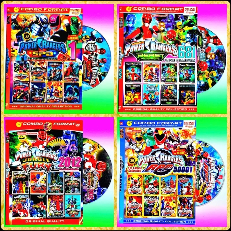 KASET FILM POWER RANGERS
