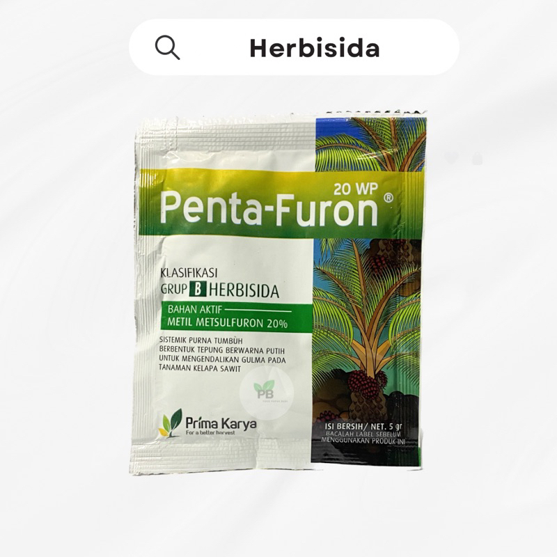 HERBISIDA PRA TUMBUH PENTAFURON  herbisida pentafuron 20 WP