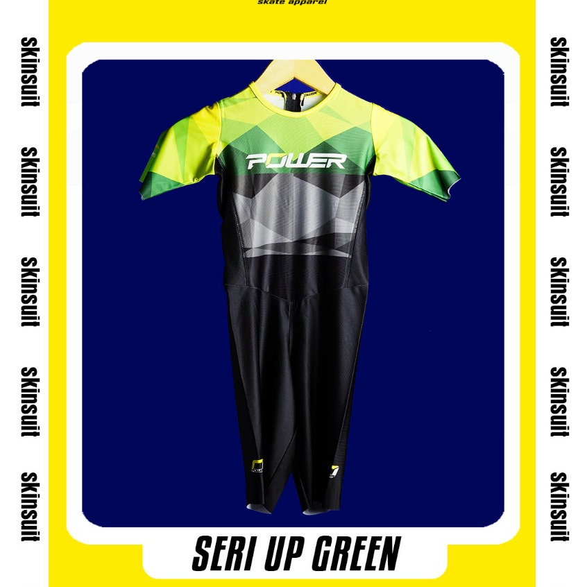 Jersey Sepatu Roda Skinsuit Inline Skate Power Apparel