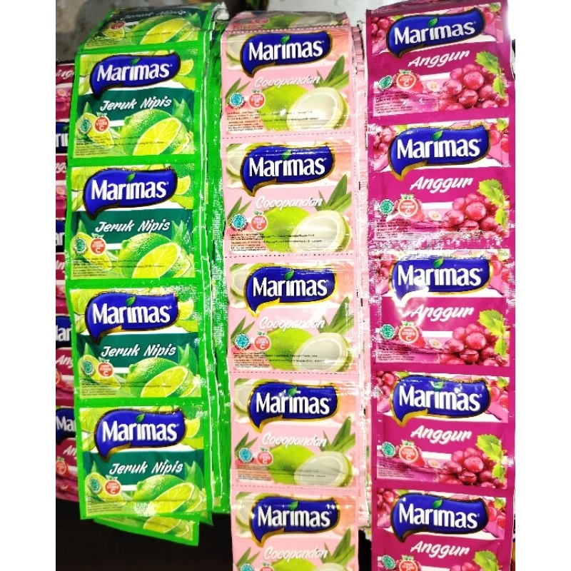 

Minuman Serbuk Marimas Aneka Rasa ( 1 Renceng isi 10 Pcs )