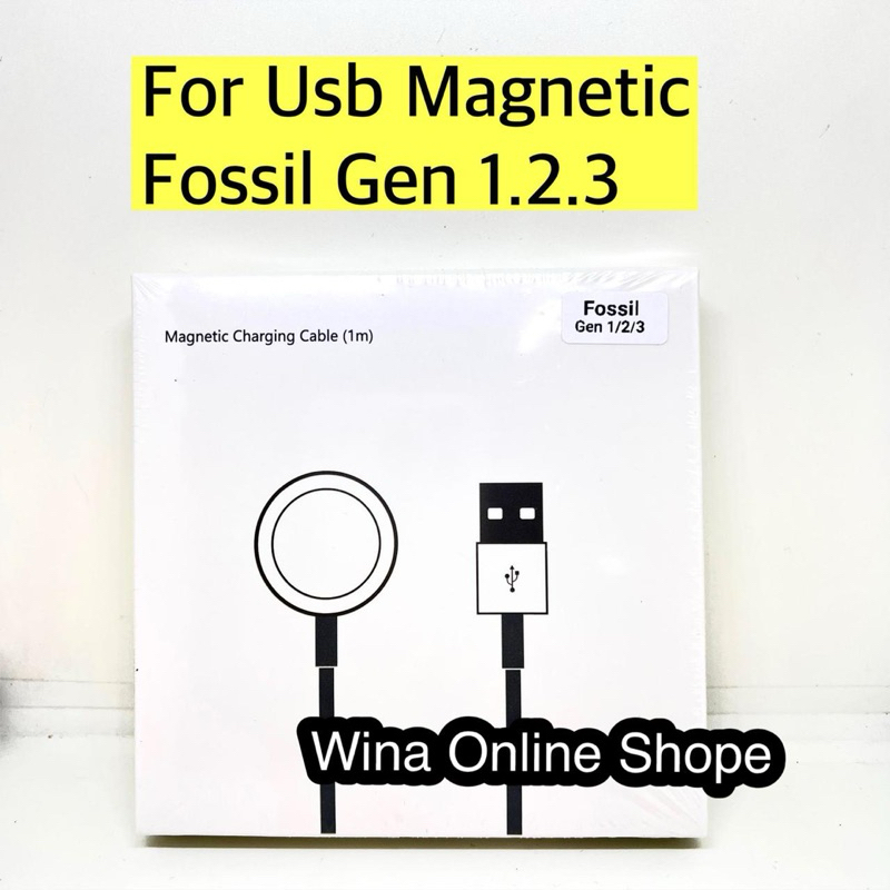 USB Charger Fossil Gen 1 / gen 2 / gen 3 Magnetic Fossil gen 123