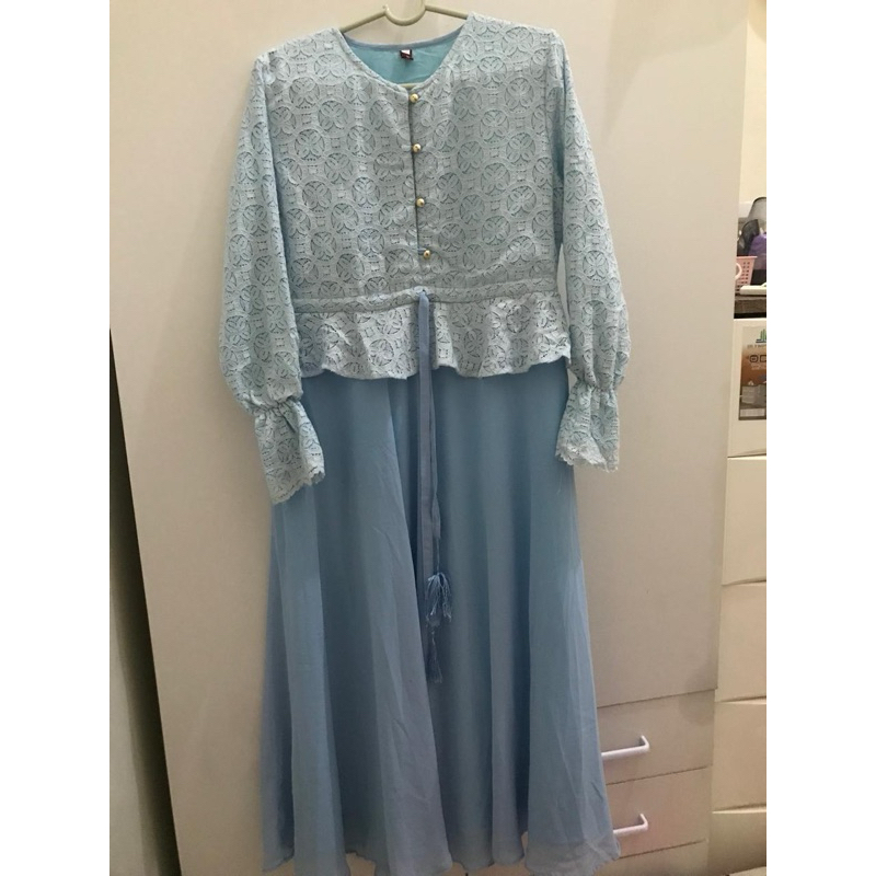 Dress Brukat Gamaleea Ghaisani