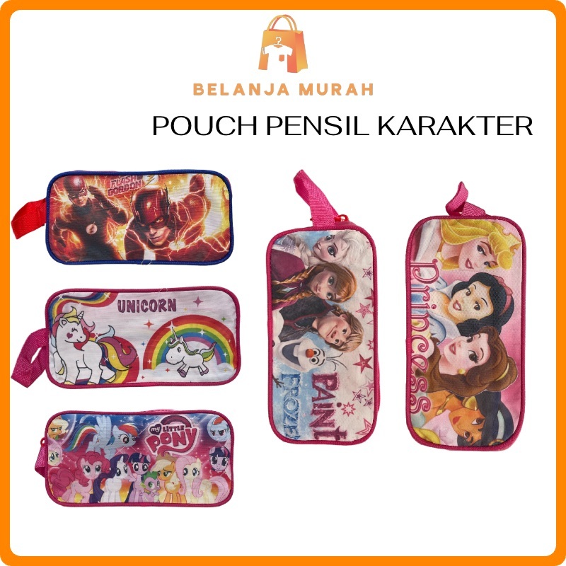 

BEM - ATK022 KOTAK PENSIL ANAK KARAKTER HERO DAN BARBIE / KOTAK PENSIL MURAH / KOTAK PENSIL LUCU / POUCH TEMPAT PENSIL DENGAN RESLETING / TEMPAT PENYIMPANAN PENSIL