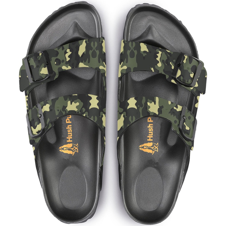 TERMURAH Sandal Gesper Ganda Pria Sendal Karet Sandal Korean Style Hush Puppies Sendal Cowok Sandal 