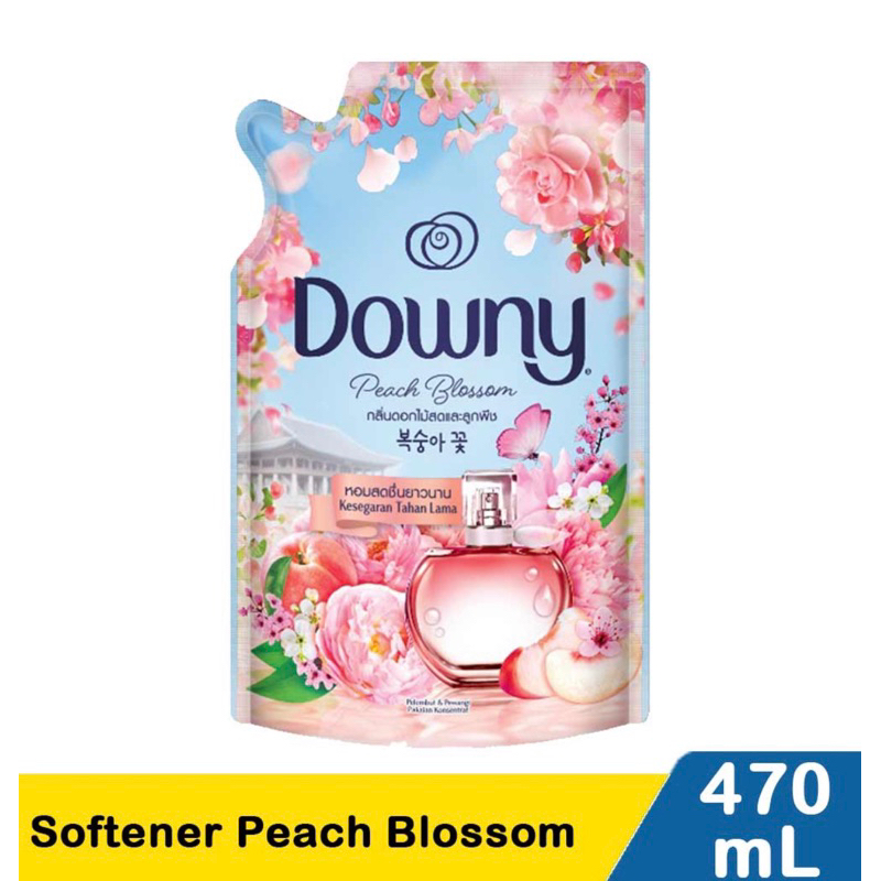 Downy Deterjen Cair Peach Blossom Refill 470 ml