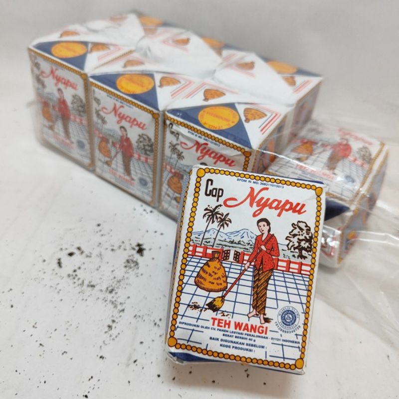 

teh cap nyapu 40 gr isi 10 perslop