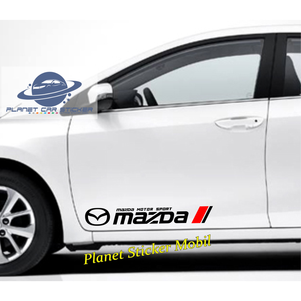 mazda sticker stiker body mobil mazda 2 3 5 6 cx3 bt 50 pro cx5 stiker body mazda motorsport sepasan