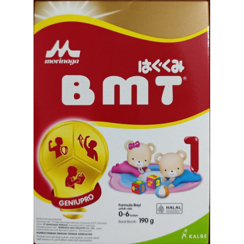 Morinaga BMT Gold 0-6 bulan 190gr 6-12 bulan BMT 1 / BMT 200gr