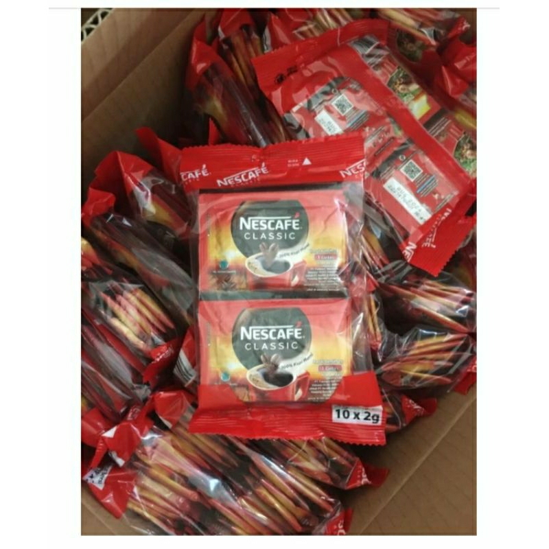 

Nescafe Classic 2gr isi 10 dan Isi 60+6